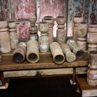 Kerzenständer aus Holz